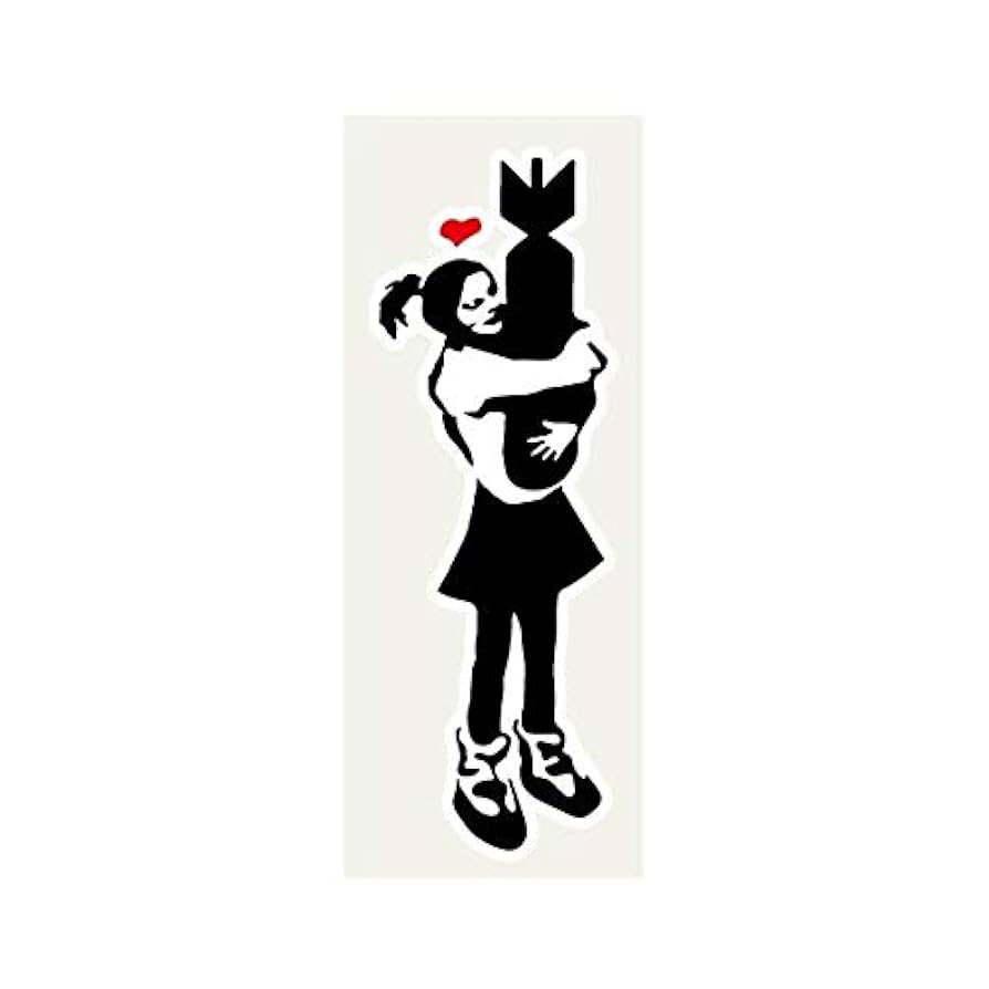 Amazon.co.jp: バンクシー 爆弾少女 BOMB HUGGER 爆弾ハグ